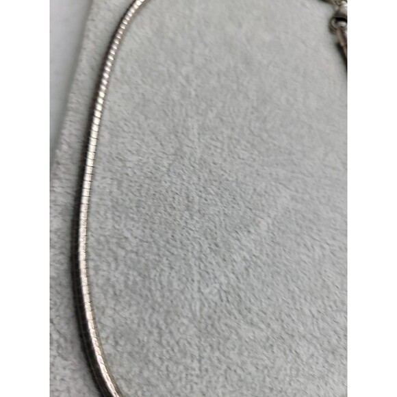 Vintage 925 Italy Sterling Silver Snake Chain Necklace Size 16 Inches Tested - Picture 12 of 16